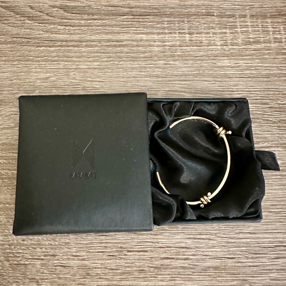MVMT Gold Bangle Bracelet